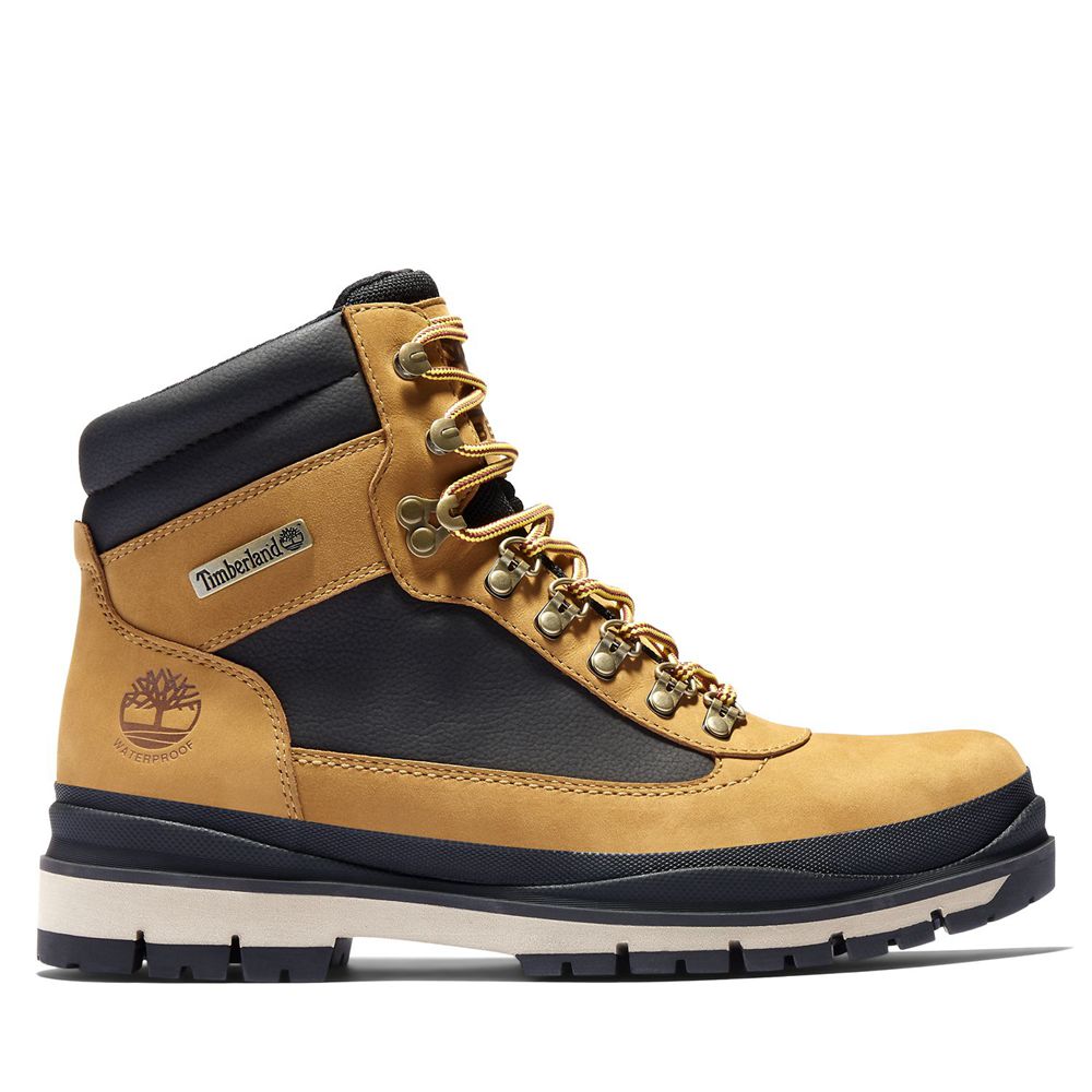 Botas de Nieve Timberland Hombre Field Trekker Waterproof Marrones/Negras - Chile NUV-489205